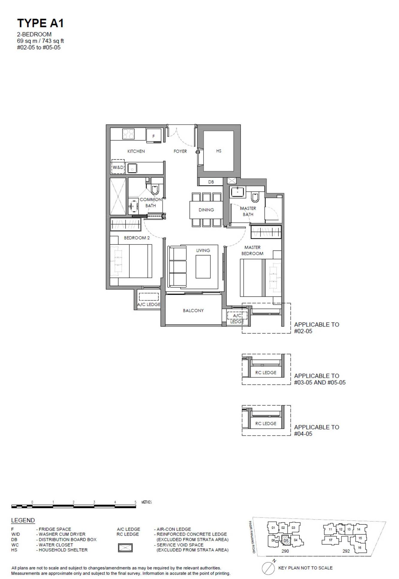 The Hillshore floorplan